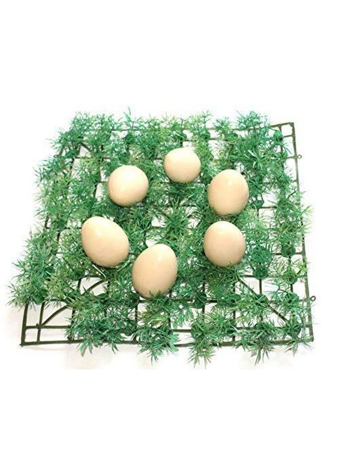 Wooden Eggs - 6 Pcs/Wooden Egg Toy Playset/Pretend Play Eggs For Kids/Birthday Return Gifts/Fake Eggs/Nesting Eggs For Kids Made In India - Multicolor