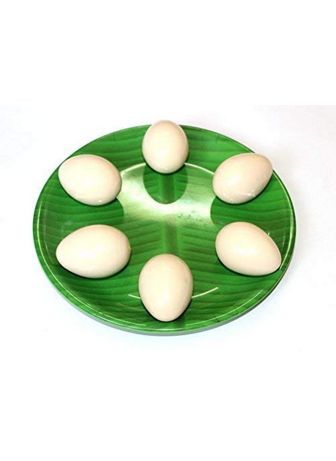 Wooden Eggs - 6 Pcs/Wooden Egg Toy Playset/Pretend Play Eggs For Kids/Birthday Return Gifts/Fake Eggs/Nesting Eggs For Kids Made In India - Multicolor