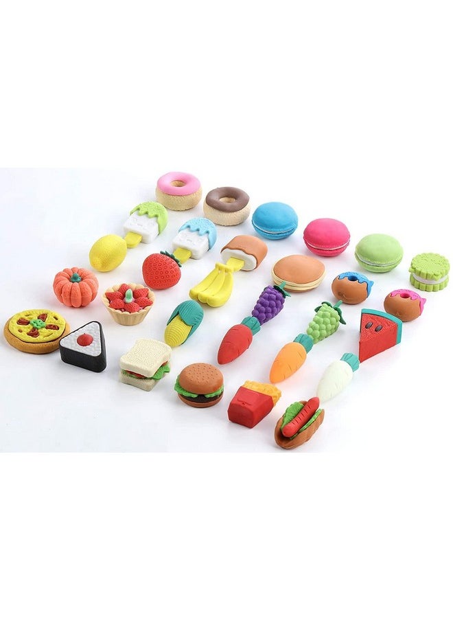 Fruit Ice Cream Combo Pack Erasers For Kids Different Shape