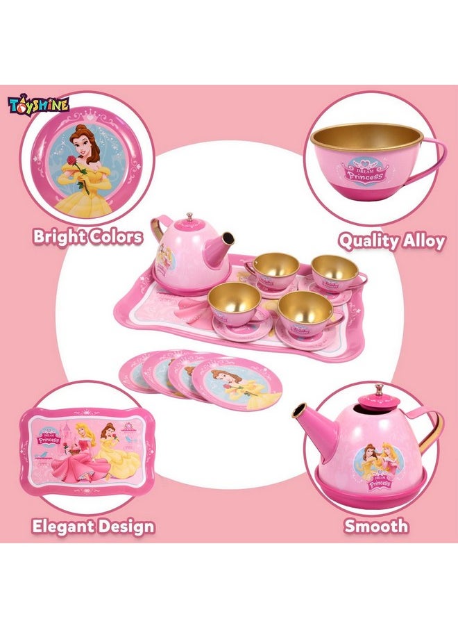 14 Pcs Stainless Steel Kitchen Set Tea Party Kitchen Set Toy For Girls Boys - Model B