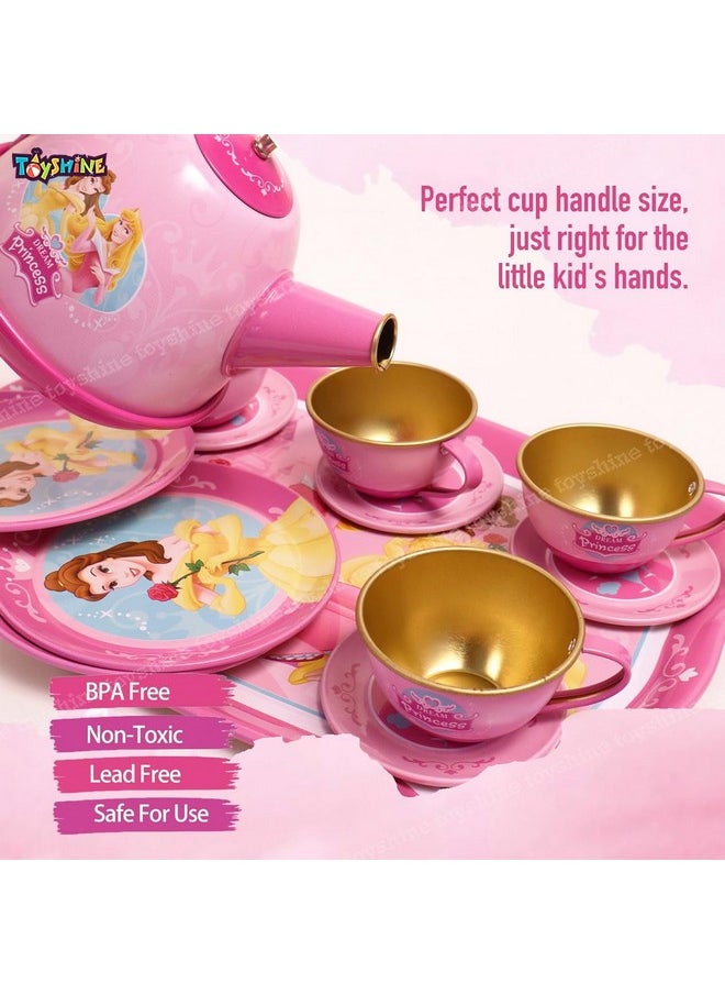 14 Pcs Stainless Steel Kitchen Set Tea Party Kitchen Set Toy For Girls Boys - Model B