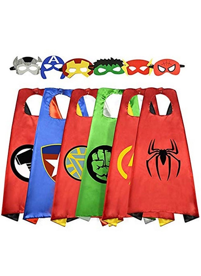 Superhero Capes With Eye Mask For Kids