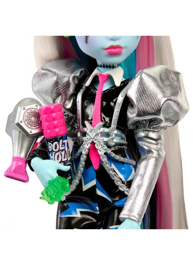 ™ Doll, Amped Up Frankie Stein™ Rockstar With Instrument And Performance-Themed Accessories Like Headphones