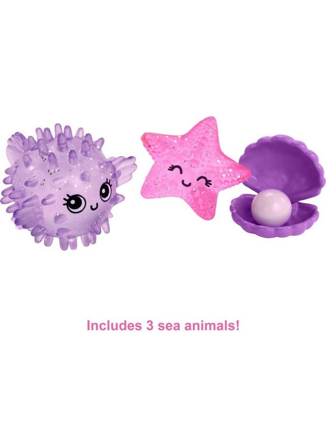 Mermaid Power™ Chelsea™ Mermaid Doll (Blue & Purple Hair) With 2 Pets, Treasure Chest & Accessories, Toy For 3 Year Olds & Up