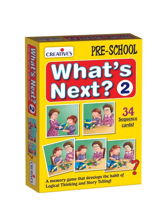 Creative Educational Aids P. Ltd. Creative Educational Aids-What'S Next-Ii For Kid, Pack Of 1