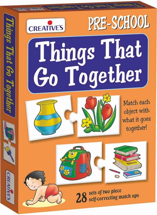 Things That Go Together | Pre-School Learning Puzzles | Educational Puzzles For Kids | Early Learning Puzzles | Eye-Hand Coordination | Ages 3 & Up