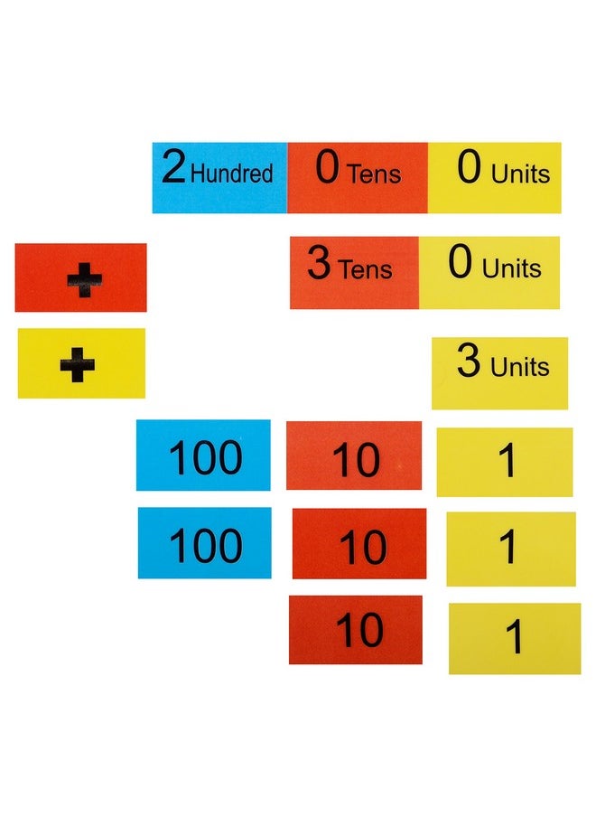Wooden Place Value Abacus And Number Expansion Cards. For Conceptual Learning Of Number Sense, Addition, Subtractions Concepts, Kids