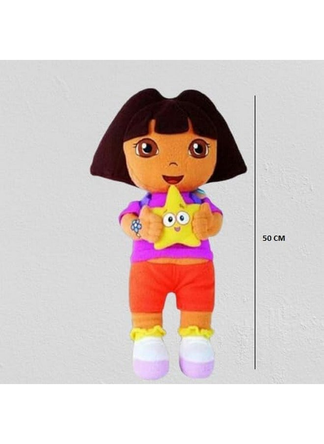 Playtime Dora Doll Stuffed Playing Toy Kids Skin Friendly Ultra Soft Cute Soft Toy For Girls And Boys, Toys For Playing (35Cm) 6Buy24-Dora Doll 35Cm