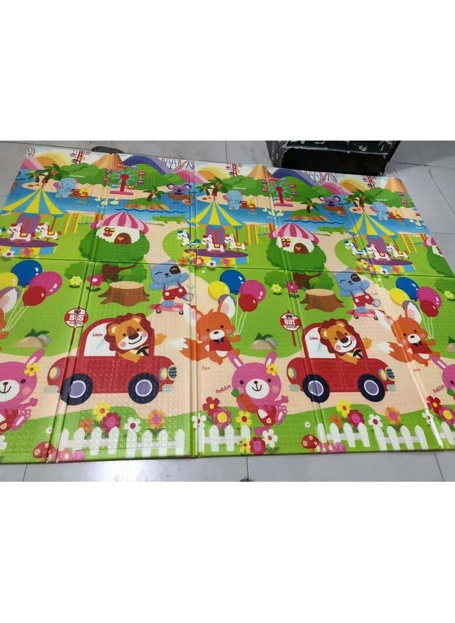 Baby Foldable Mat Play Foam Crawl Waterproof Portable Kids Baby Toddler Outdoor Or Indoor Use (Giraffe), Single