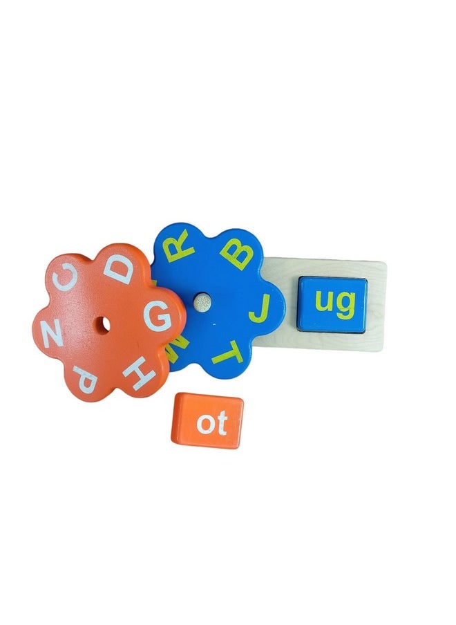 Children'S Wooden Spelling Game For Early Learning Color Sorting Word Making Game Non-Toxic, Multicolored, Educational Toy For Boys And Girls... (Word_Maker)