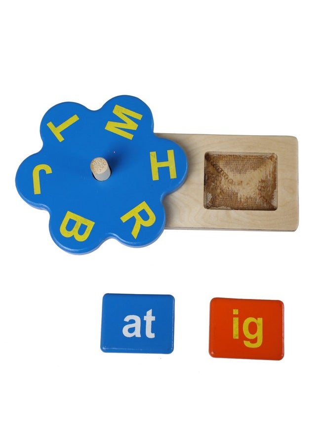 Children'S Wooden Spelling Game For Early Learning Color Sorting Word Making Game Non-Toxic, Multicolored, Educational Toy For Boys And Girls... (Word_Maker)