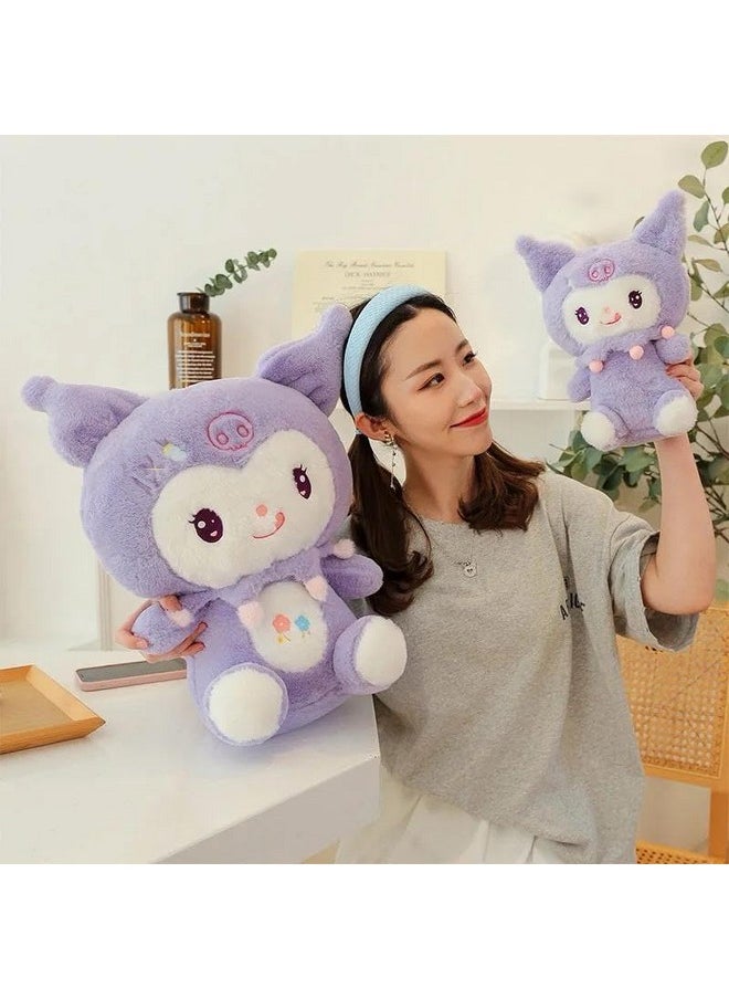 Super Soft Kawaii Kuromi Stuffed Toy, 50 Cm, Anime Plush Pillow For Girls, Cute Japanese Cartoon Stuffed Animal, Purple