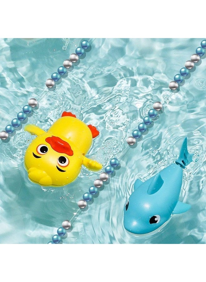 3 Pc Swimming Bathtub Toys Windup Animal Toy Floating Bath Tub Toys For Toddlers / Babies (Assorted)