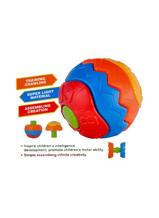 Magic Ball Light Weight Assembling Toy, Training Crawling For Infants, Non Toxic