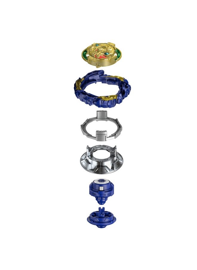 Burst Quaddrive Vanish Fafnir F7 - Stamina/Balance Type - Bey Blade Spinning Top Starter Pack Toy, Beyblade Battling Game Top Toy With Launcher For Kids Ages 8+, Original Beyblade By Hasbro