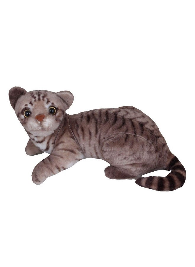 Cute Cat Soft Stuffed Plush Animal Toy For Kids Birthday Giftss (Color: Brown; Size: 21)