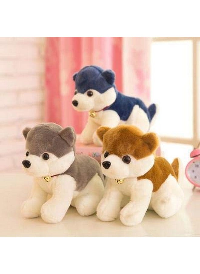 Husky Puppy Dog Plush Soft Toy For Kids 22 Cm