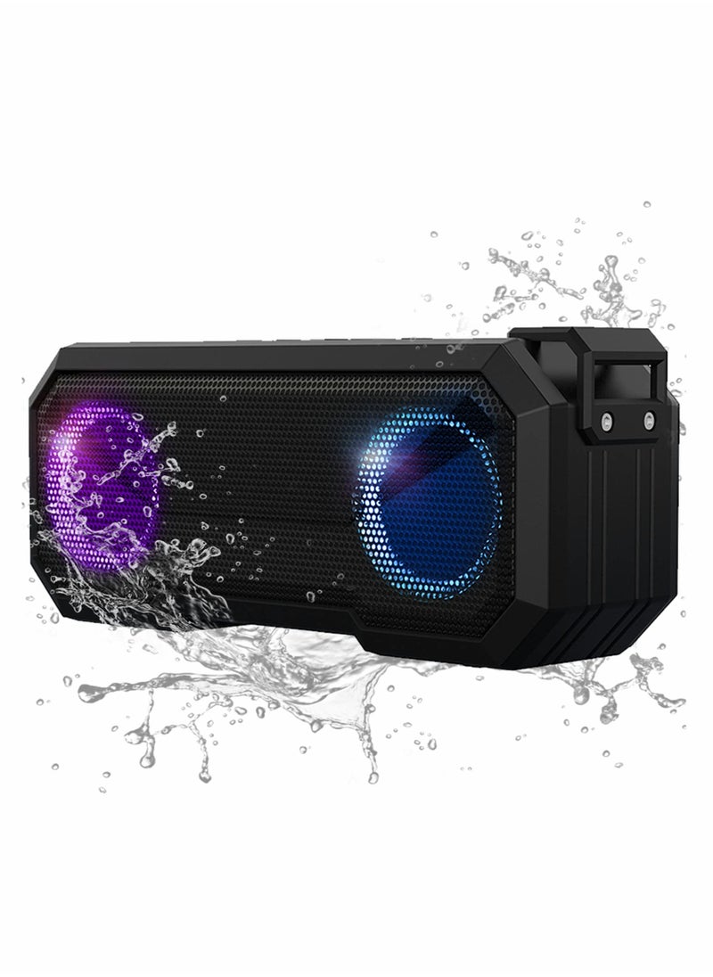 Ultimate Portable Bluetooth Speaker - IPX7 Waterproof, 16W Stereo Sound, Bluetooth 5.0, 12H Playtime for Outdoor Adventures