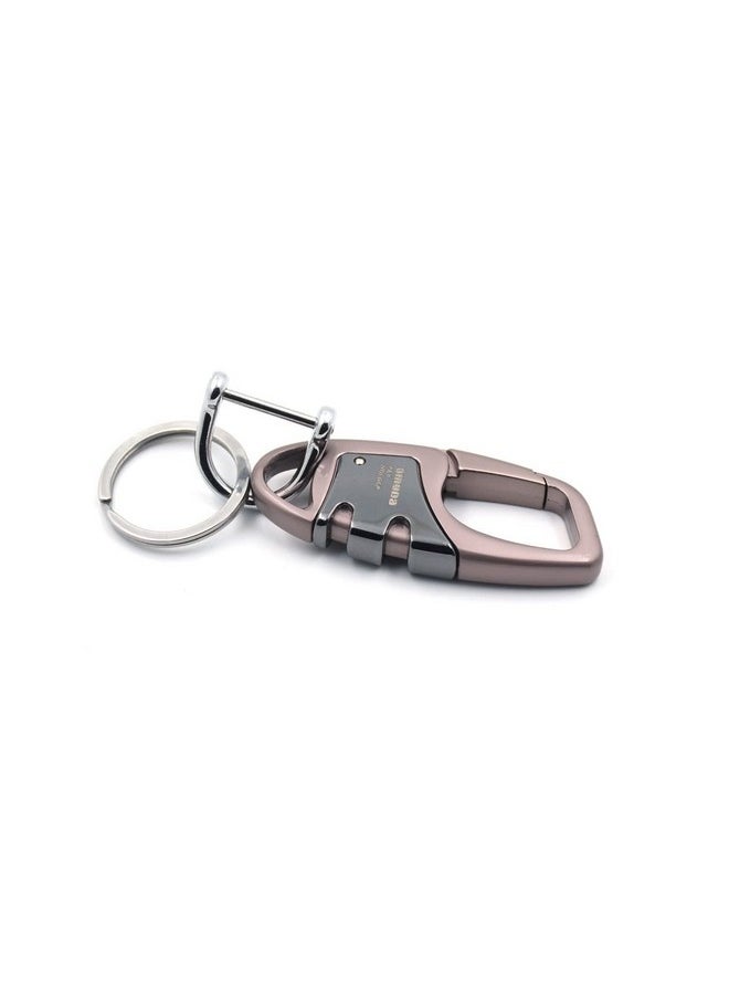 Antique Hook Locking Silver Metal Key Ring Key Chain For Gift Boys Girls & Friends