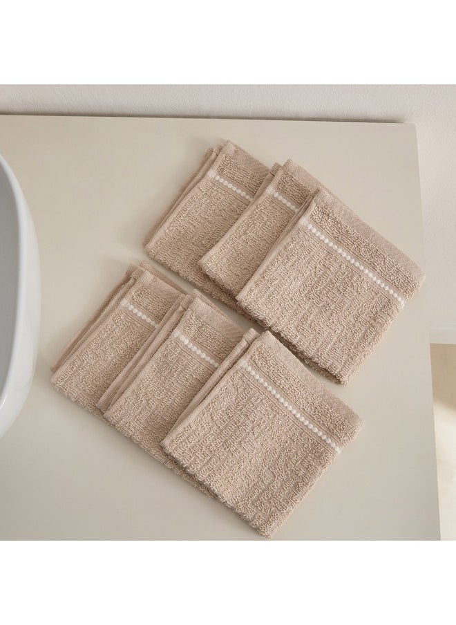 Atlanta 10-Piece Textured Cotton Towel Set 136 x 68 cm