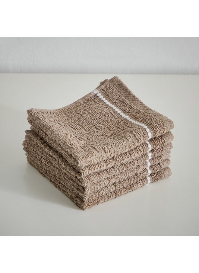 Atlanta 10-Piece Textured Cotton Towel Set 136 x 68 cm