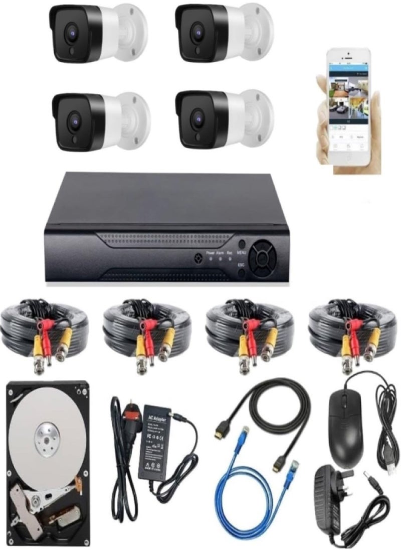 Napco Security Camera 1080p HD CCTV Surveillance System Kit