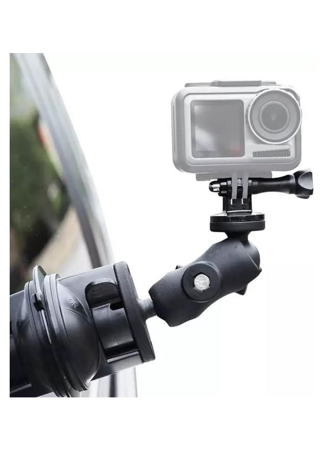 Suction Cup for GoPro Cameras Car Windshield Suction Mount Bracket 360 Degree Rotation Ball Head with 1/4