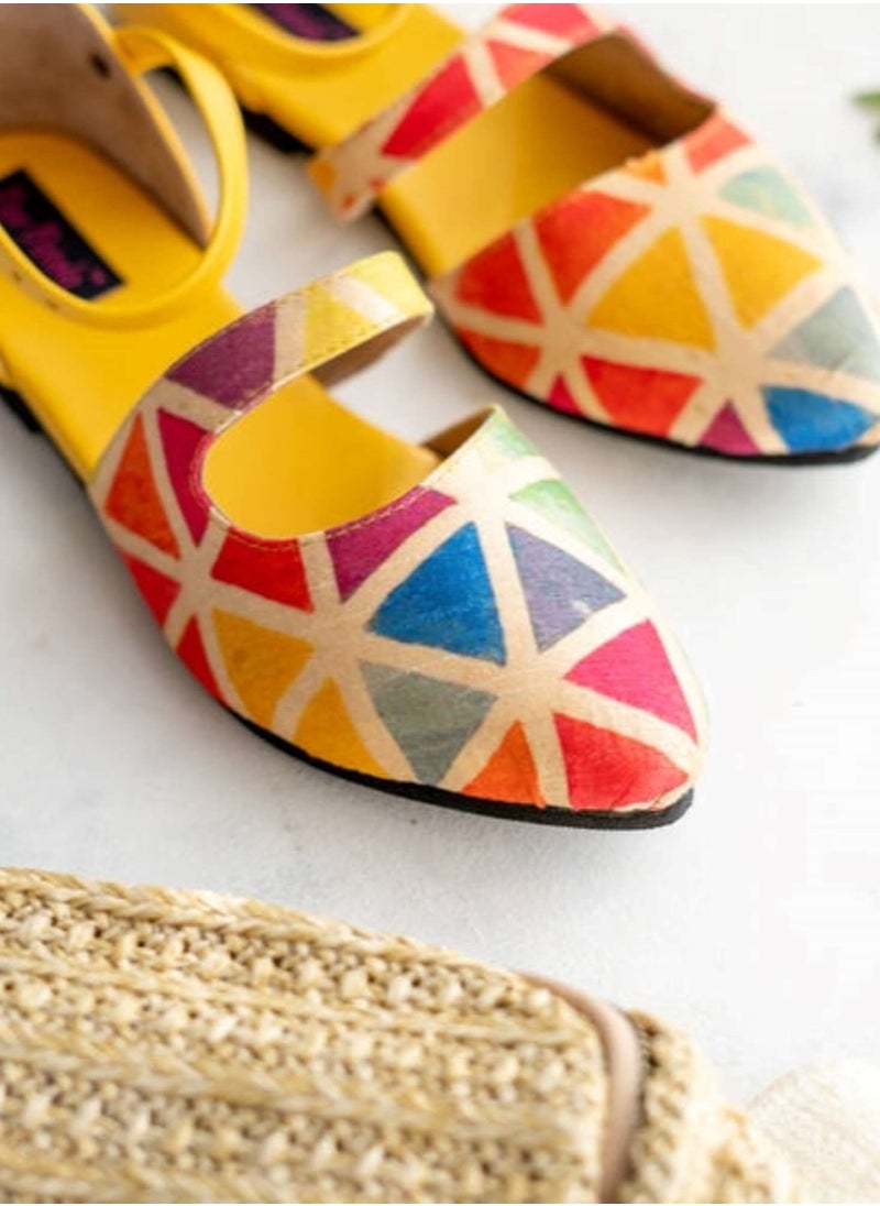 Rainbow & Sunshine Shoes – Radiant Style for Bright Days