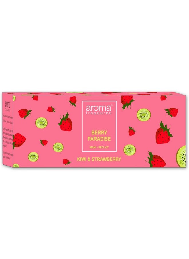 Berry Paradise Strawberry And Kiwi Fizz Mani-Pedi Kit -One-Time Use, 100 G