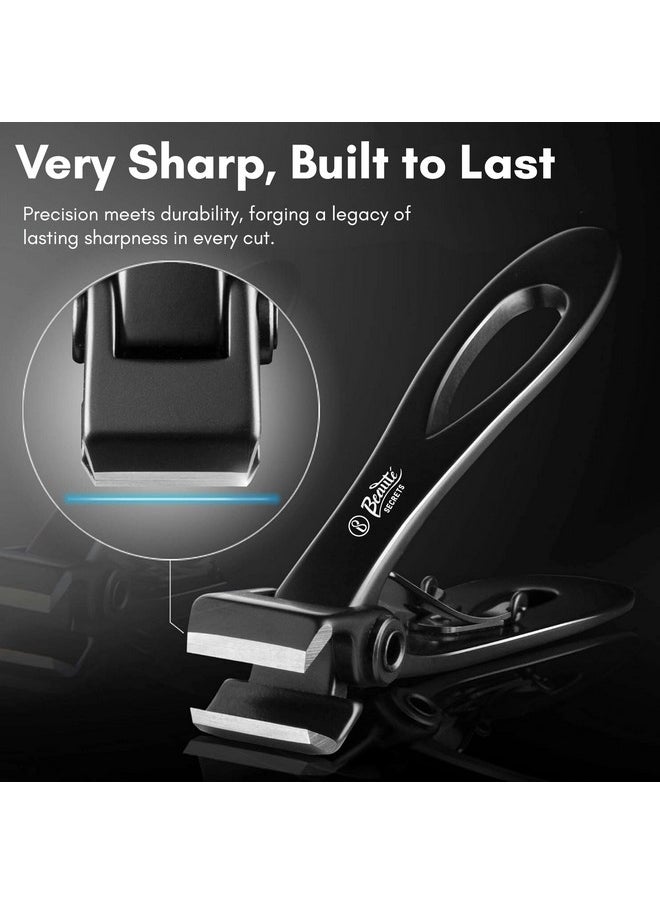 Luxury 15Mm Wide Jaw Opening Nail Clippers For Thick Nails Fingernails And Toenails Clippers For Ingrown Toenails Oversized (Nail Clipper)