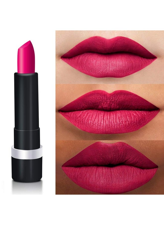 Retro Matte Lipstick Magenta 3.5Gm, Combo (Pack Of 3)|Infused With Vitamin E|Gives Comfortable Matte Finish|Long Lasting Lip Stains