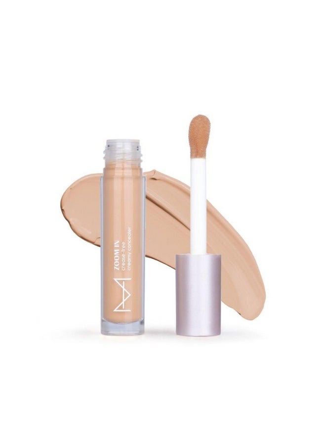 Matte Concealer For Dark Circles, Pigmentation | Non-Crease, Non-Cakey | Long Wear, Waterproof, Sweat-Proof | Full Coverage Concealer For Oily Skin | For Face Makeup | 6 Ml (Md02 - Medium To Deep Skin Tone)