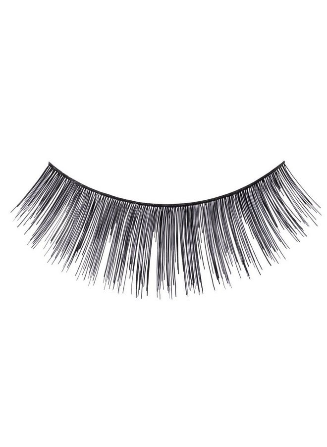 London False Eyelashes - Volume No. 101 Light Volume (False Eyelashes With Glue) | Last Up To 5 Wears