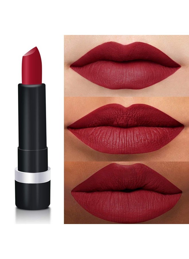 Retro Matte Lipstick Velvet Maroon 3.5Gm, Combo (Pack Of 3)|Infused With Vitamin E|Gives Comfortable Matte Finish|Long Lasting Lip Stains