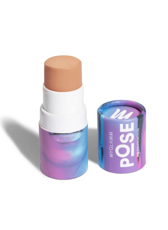 Pose Hd Foundation Stick- Golden Honey, 5.5 G| Skin-Blurring Foundation Stick | Long Wearing & Light-Weight Hd Foundationmyglamm Pose Hd Foundation Stick-Golden Honey-5.5Gm