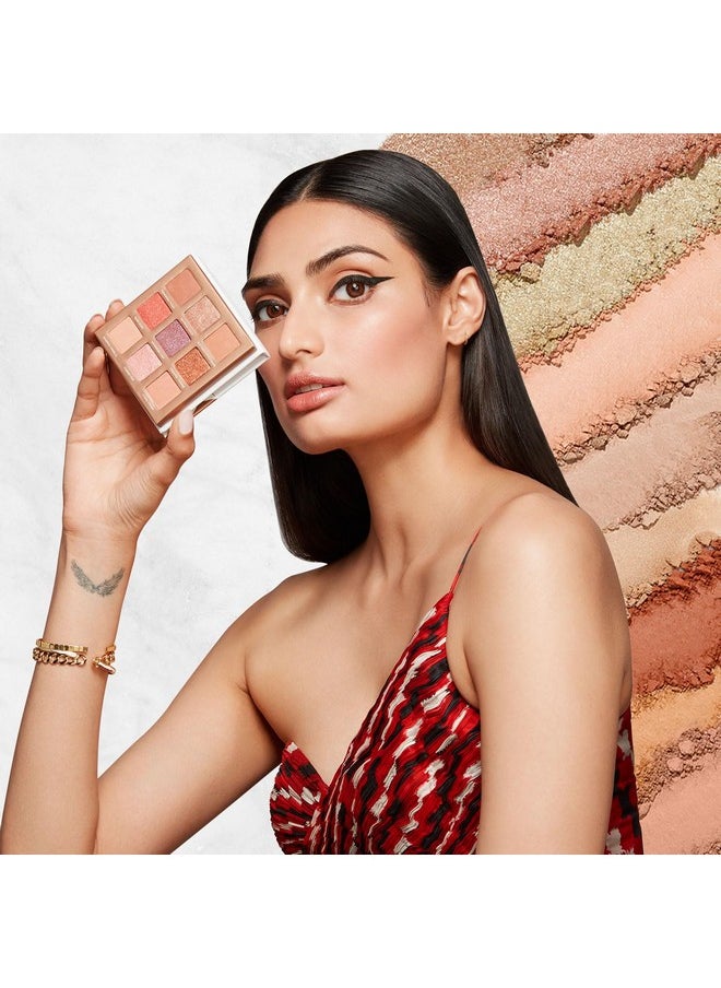 Eyeshadow Palette 9 In 1 Long Lasting Blendable Eye Makeup Palette (Sunshine - Day Palette)