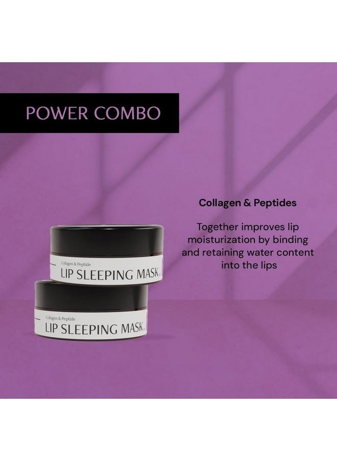 Lip Mask | Collagen And Peptide Lip Sleeping Mask For Dry Lips | For Women And Men | 8Gm