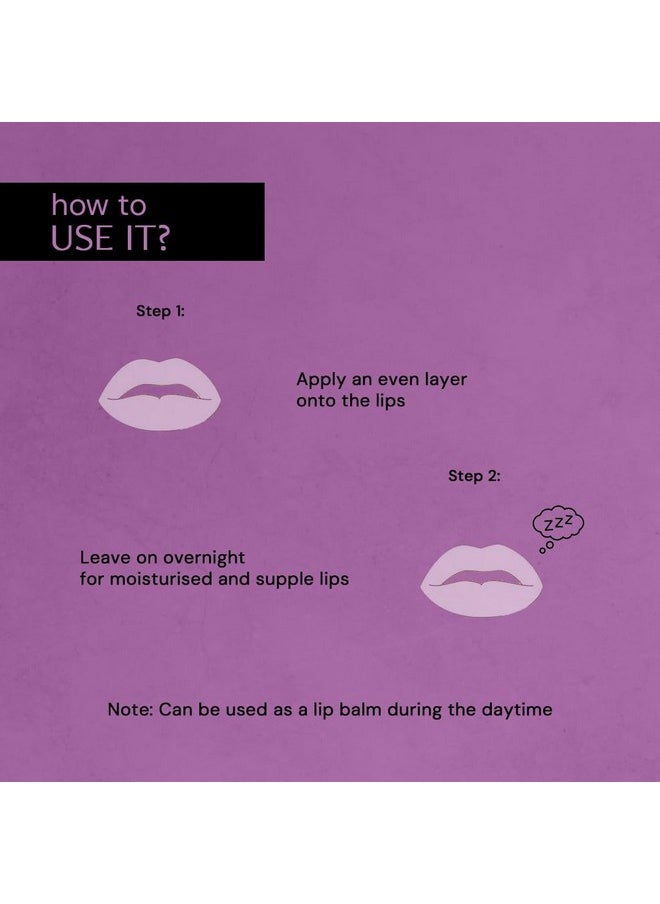 Lip Mask | Collagen And Peptide Lip Sleeping Mask For Dry Lips | For Women And Men | 8Gm