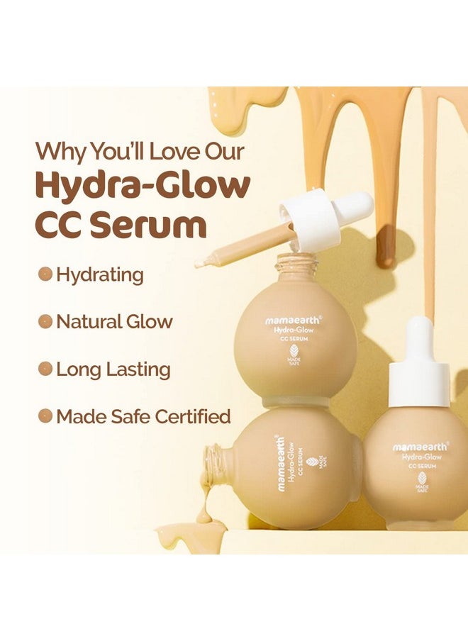 Hydra-Glow Cc Serum With Vitamin C & Hyaluronic Acid - 01 Vanilla - 30 Ml