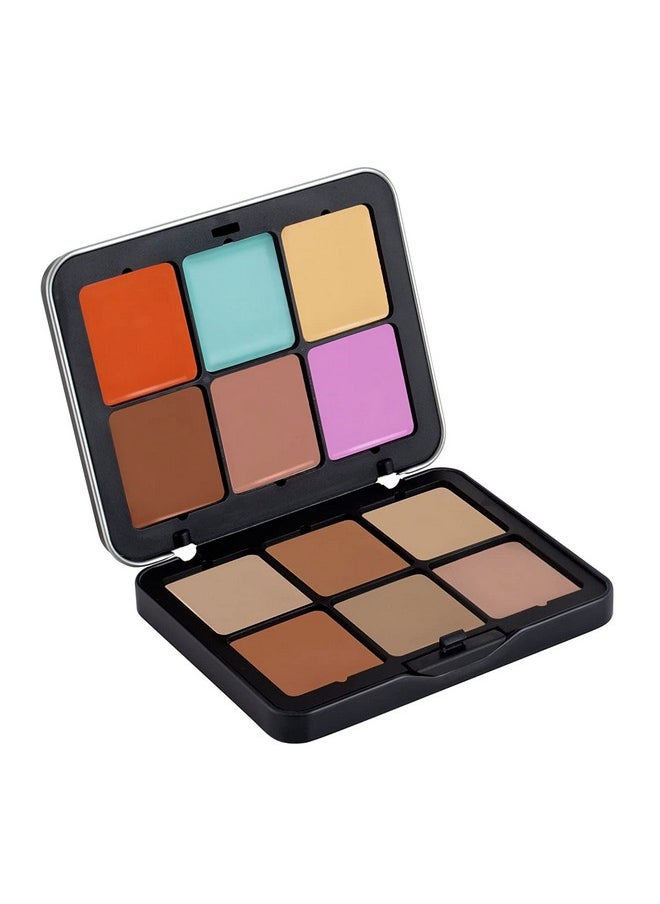 Cover Rangers Creamy Matte Concealer And Corrector Palette | Easy To Blend & Lightweight Concealer For Face Makeup (24 Gm) (01-Multicolor)