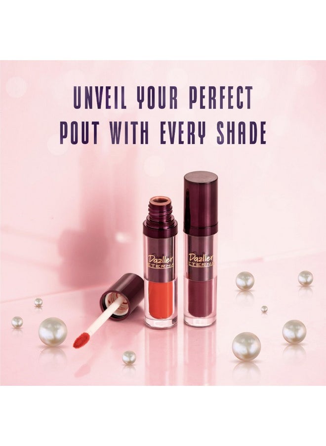 Eterna Long Stay Lip Colour, 4G, Lc121 - Rembrandt - Waterproof, Matte, Ultra-Intense Pigments, Skin-Nourishing Extracts