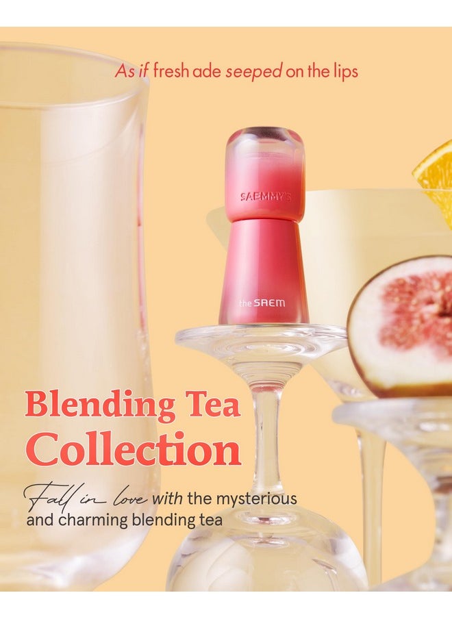 Saemmy'S Ade Shot Tint - Korean Lip Titnt, Water Gel Lip Stain With Plump Glowy Moisturizing Finish, Buildable Radiant Gloss, Long-Lasting Comfort, 0.1 Fl.Oz. (05 Rose Hibiscus)