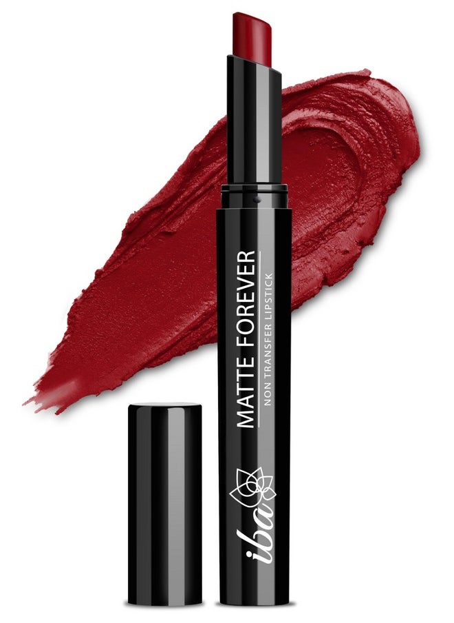 Matte Forever Non-Transfer Lipstick For Women - 07 Maroon Charm | Matte Finish | Highly Pigmented, Smudge-Proof & Lightweight | Non-Sticky And Non-Drying | Lip Makeup | 2G
