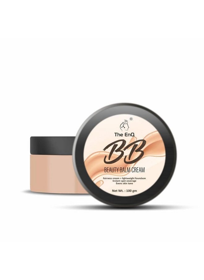 Bb Beauty Balm Cream - 100 Gm | Lightweight Foundation | Instant Spot Coverage | Even Skin Tone