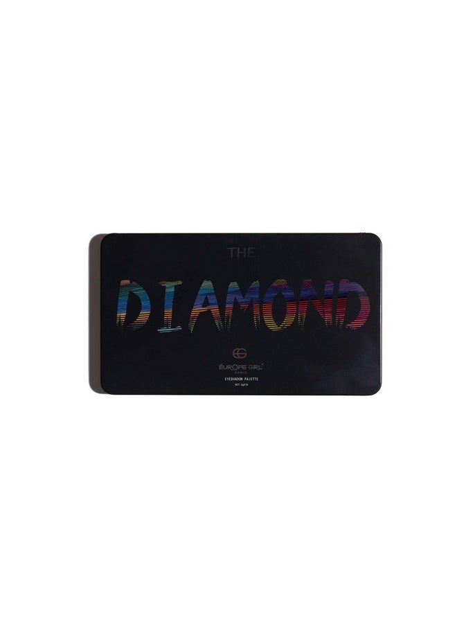 18 Color Diamond Shine Pigmented Eyeshadow Palette (Glow On)