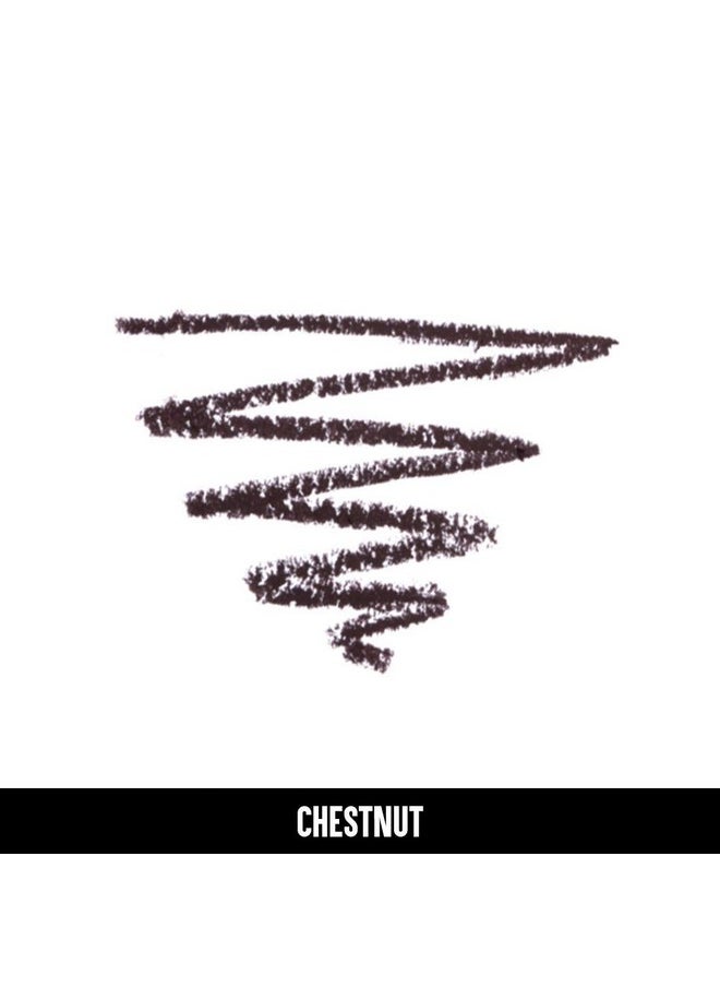 Stunning Brow Pencil Chestnut, Dark Brown, 1.08G | Lightweight | Smudgeproof | Oil Free Formula
