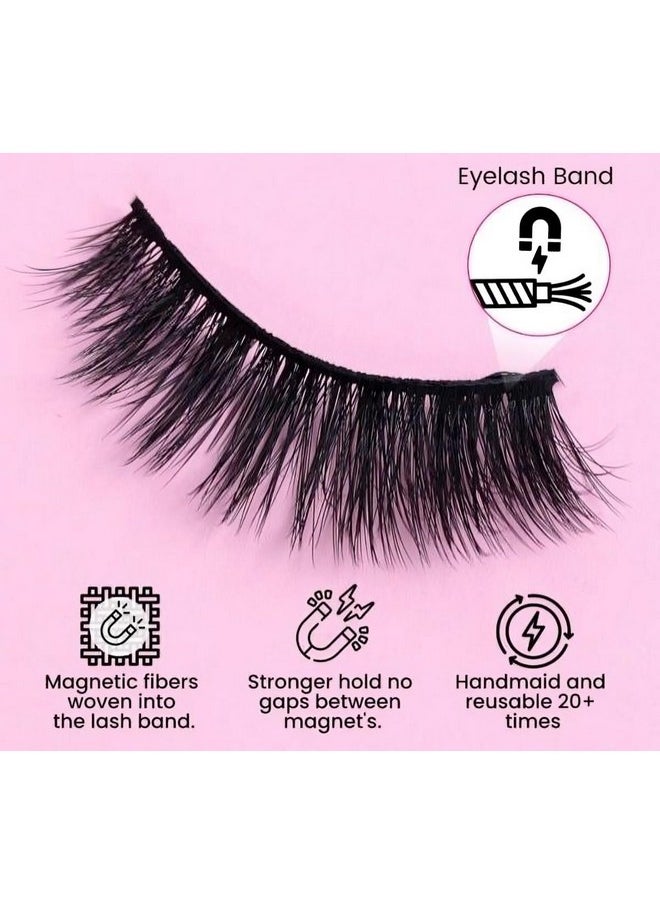 Secret Magnetic Eyelashes With A Magnetic Eyeliner