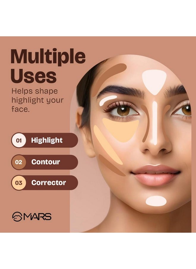 Cancel Concealer For Face Makeup With Radiant Natural Finish | 08-Espresso Elegance | 6.0 Ml | Lightweight | Medium To High Coverage | Long-Lasting & Multi-Purpose | Crease Resistant