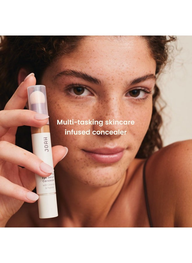 Perfect Complexion Under Eye Concealer And Serum, Korean Makeup, Hydrating Under Eye Serum Concealer Stick For Dark Circles And Puffiness, Peptide Serum With Medium Coverage