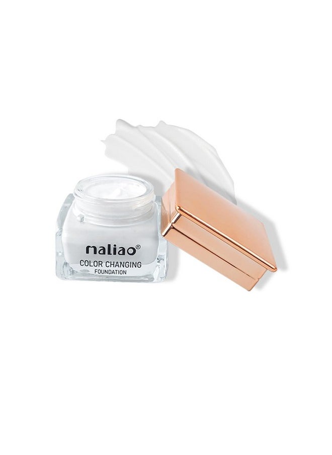 Colour Changing Waterproof Full Coverage Foundation For All Skin Type Lotion With Satin Finish 30Ml